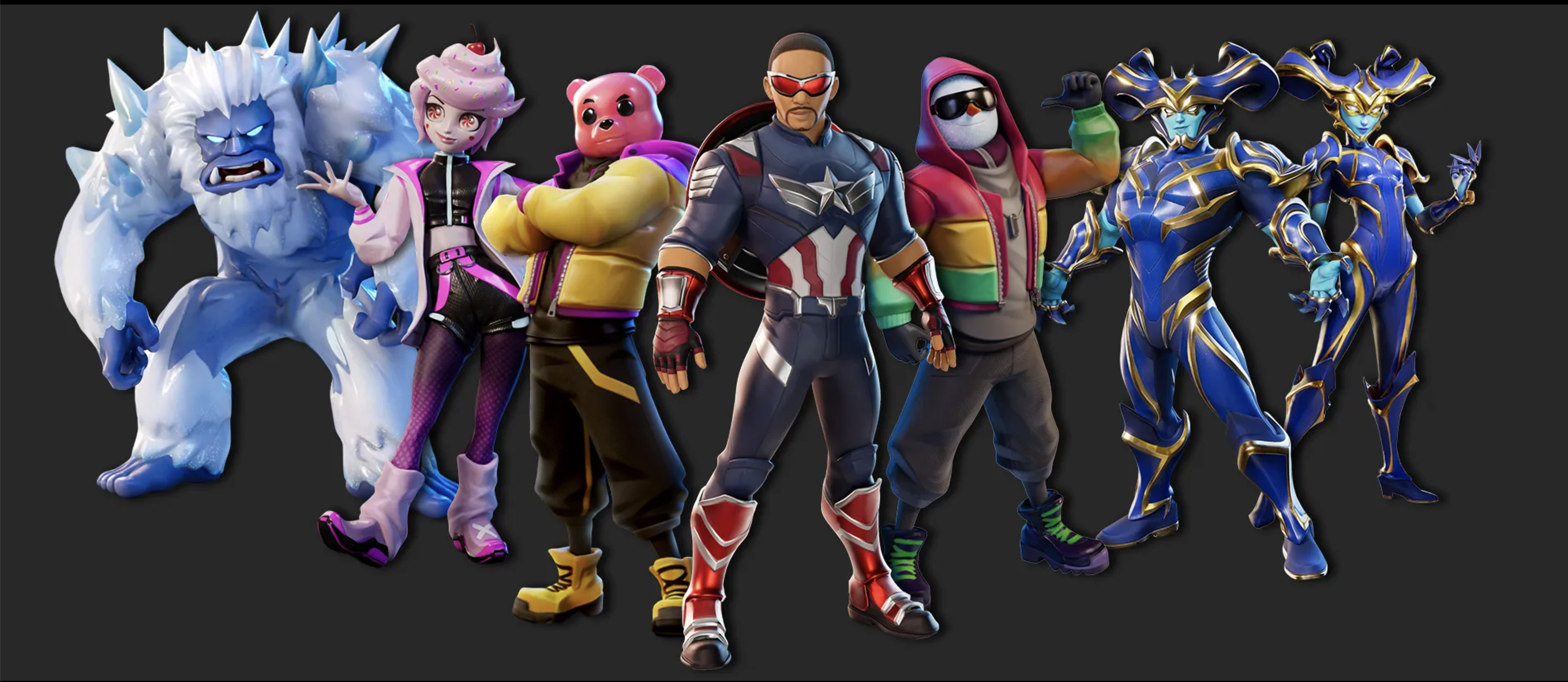 Fantastical character line-up