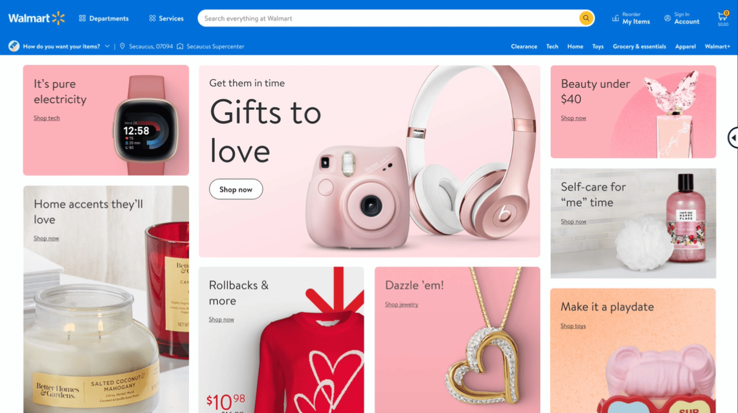 Walmart digital storefront